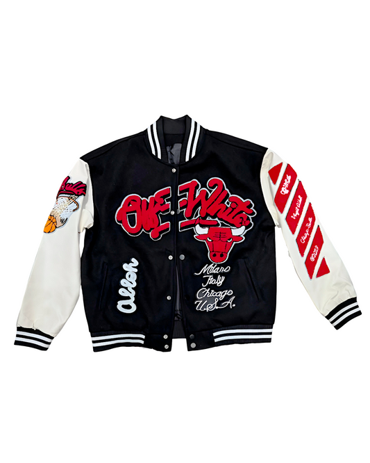 Jaqueta College OW Chicago Bulls - Preta
