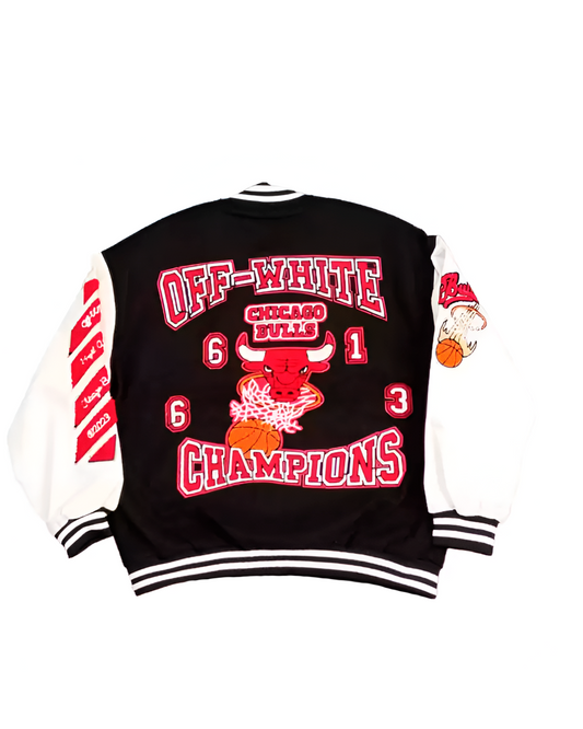 Jaqueta College OW Chicago Bulls - Preta
