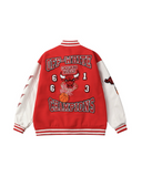 Jaqueta College OW Chicago Bulls - Vermelha