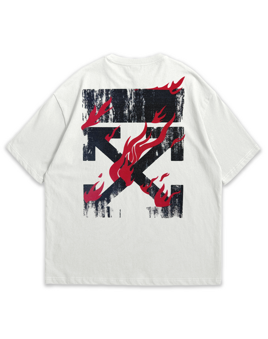 Camiseta Oversized OW Burn